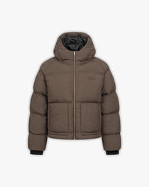 PUFFER JACKET BROWN