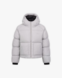 PUFFER JACKET LIGHT GREY