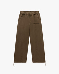 ACID WASHED JOGGER BROWN