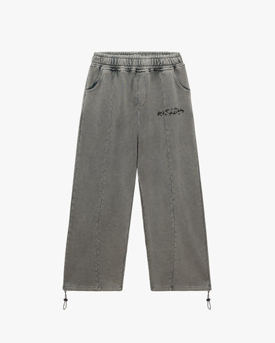 ACID WASHED JOGGER LIGHT GREY