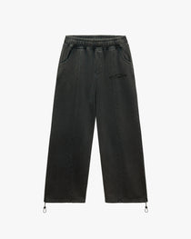 ACID WASHED JOGGER DARK GREY