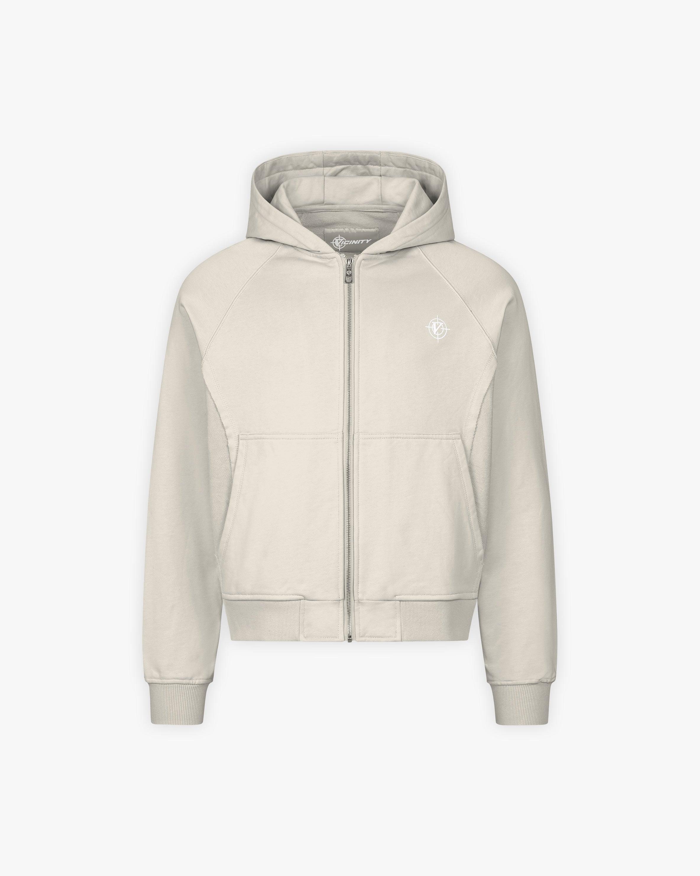 INSIDE OUT ZIP HOODIE BEIGE – VICINITY INSIDE OUT ZIP HOODIE BEIGE – VICINITY
