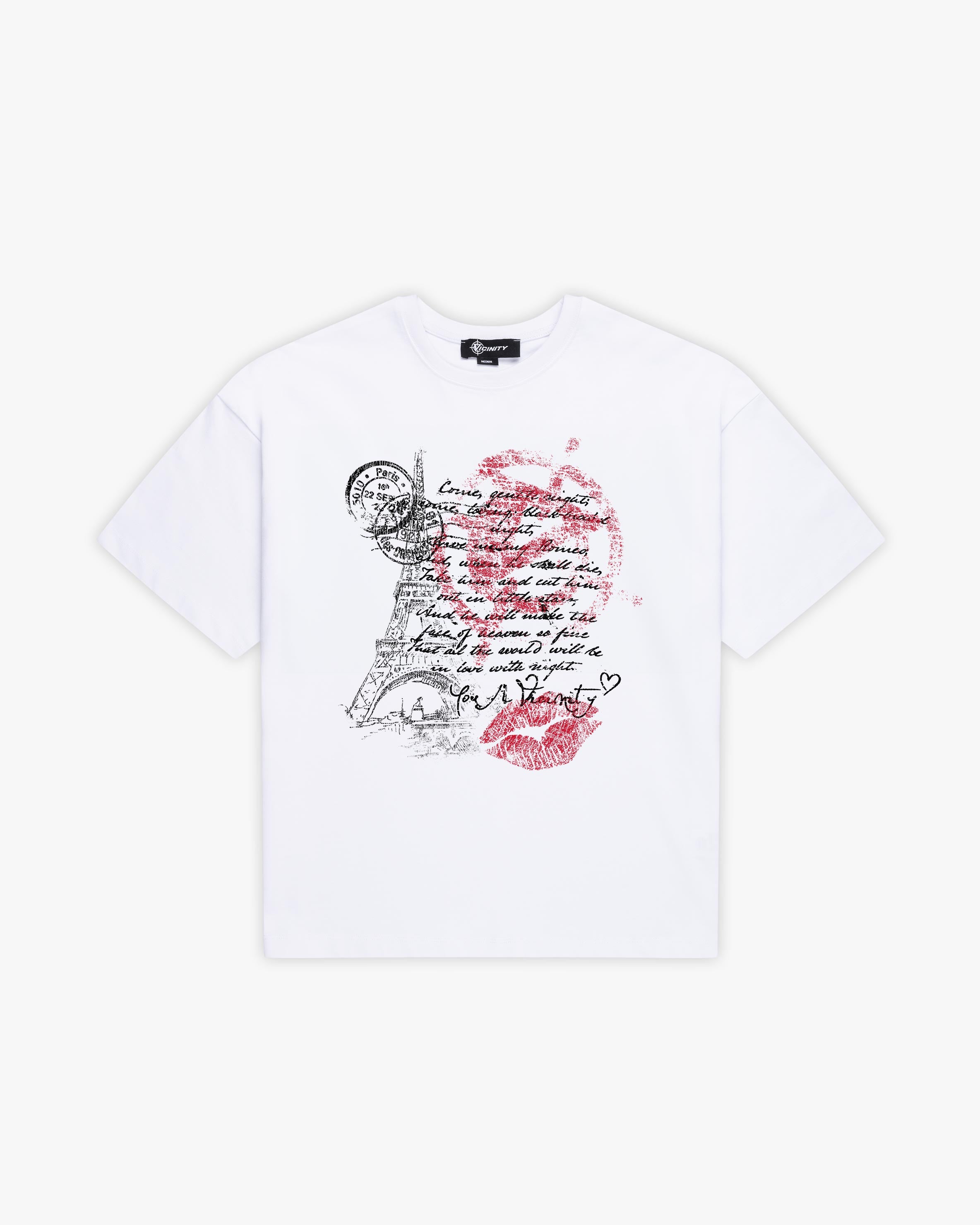 LOVE LETTER TEE WHITE – VICINITY