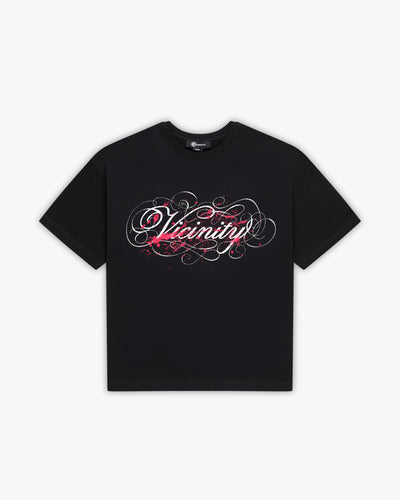 SPLATTER TEE BLACK