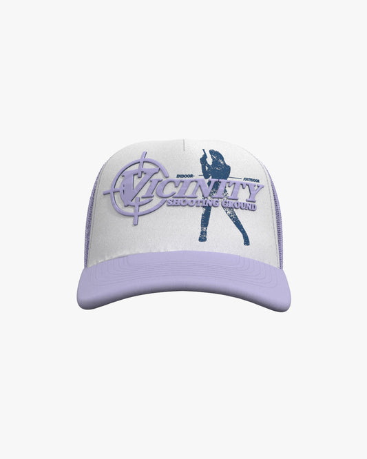 SHOOTING GROUND TRUCKER CAP LAVENDER - VICINITY