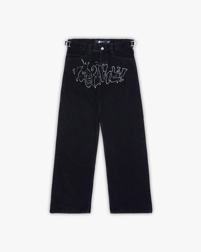 CHENILLE HAVOC DENIM BLACK / WHITE - VICINITY