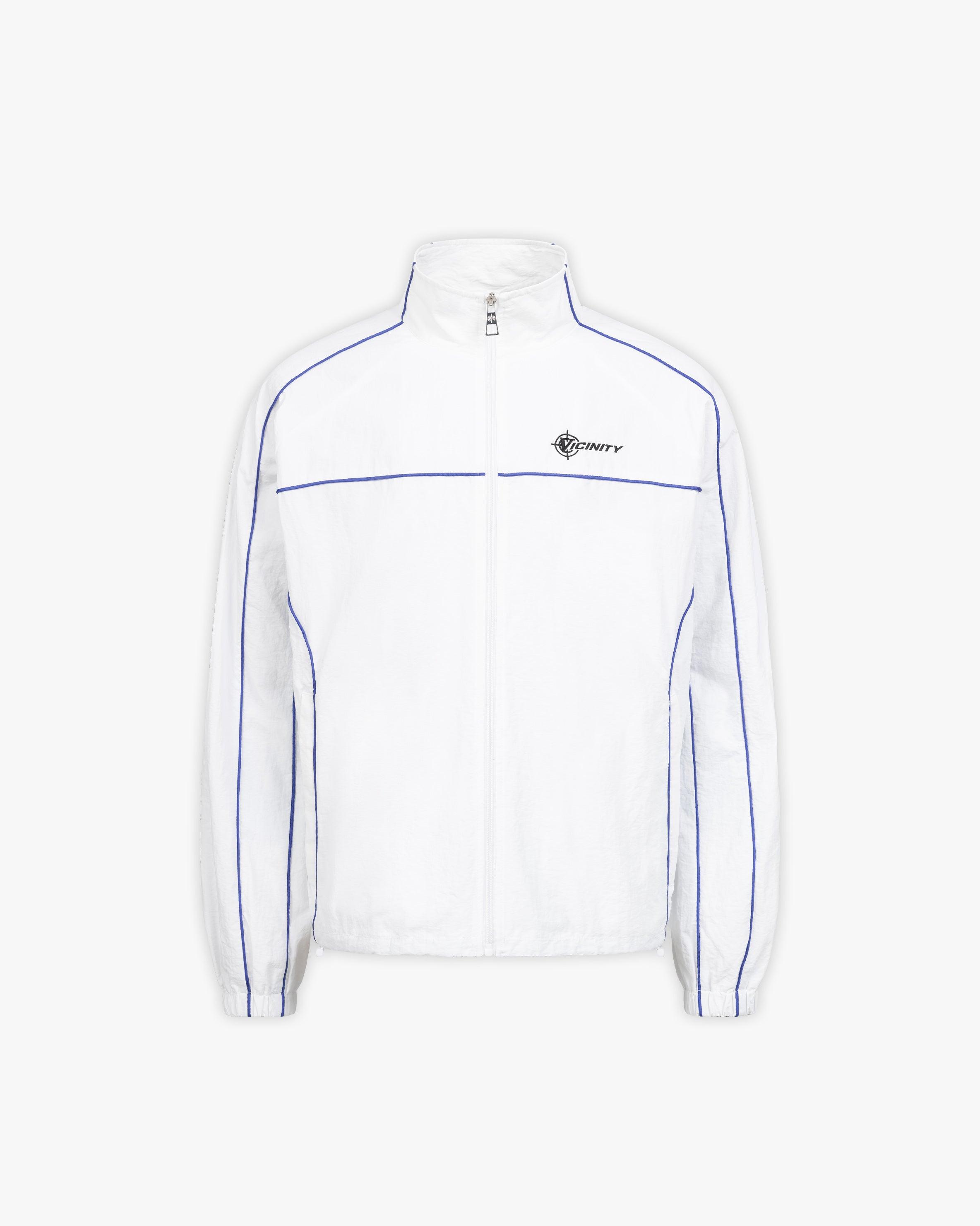 Track jacket white top