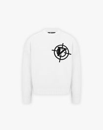 V-LOGO KNITWEAR WHITE