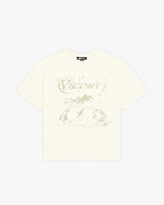 CAMPFIRE TEE CREAMWHITE - VICINITY