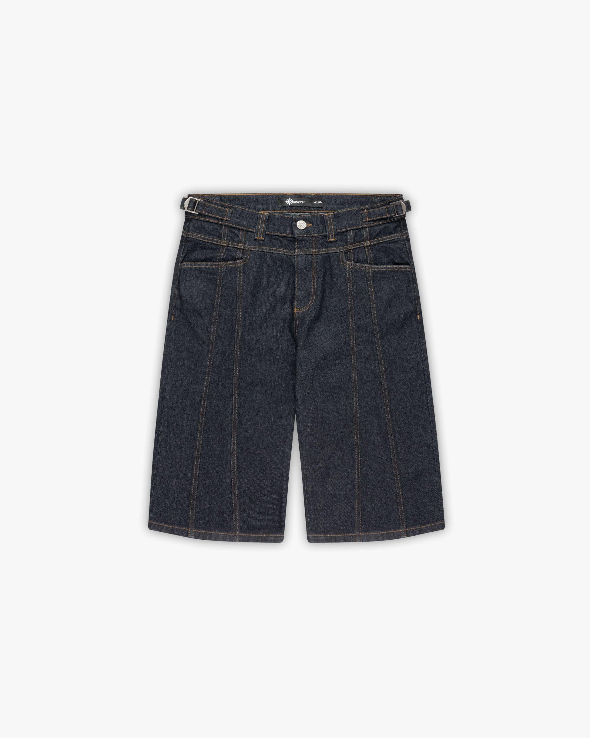 V-LOGO RAW JORTS - VICINITY