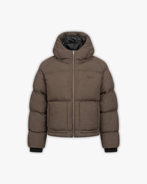 PUFFER JACKET BROWN