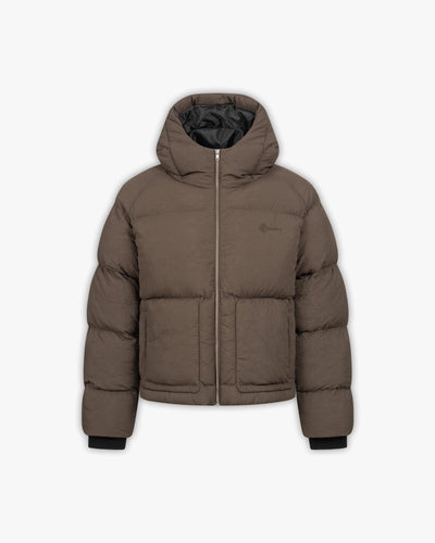 PUFFER JACKET BROWN - VICINITY