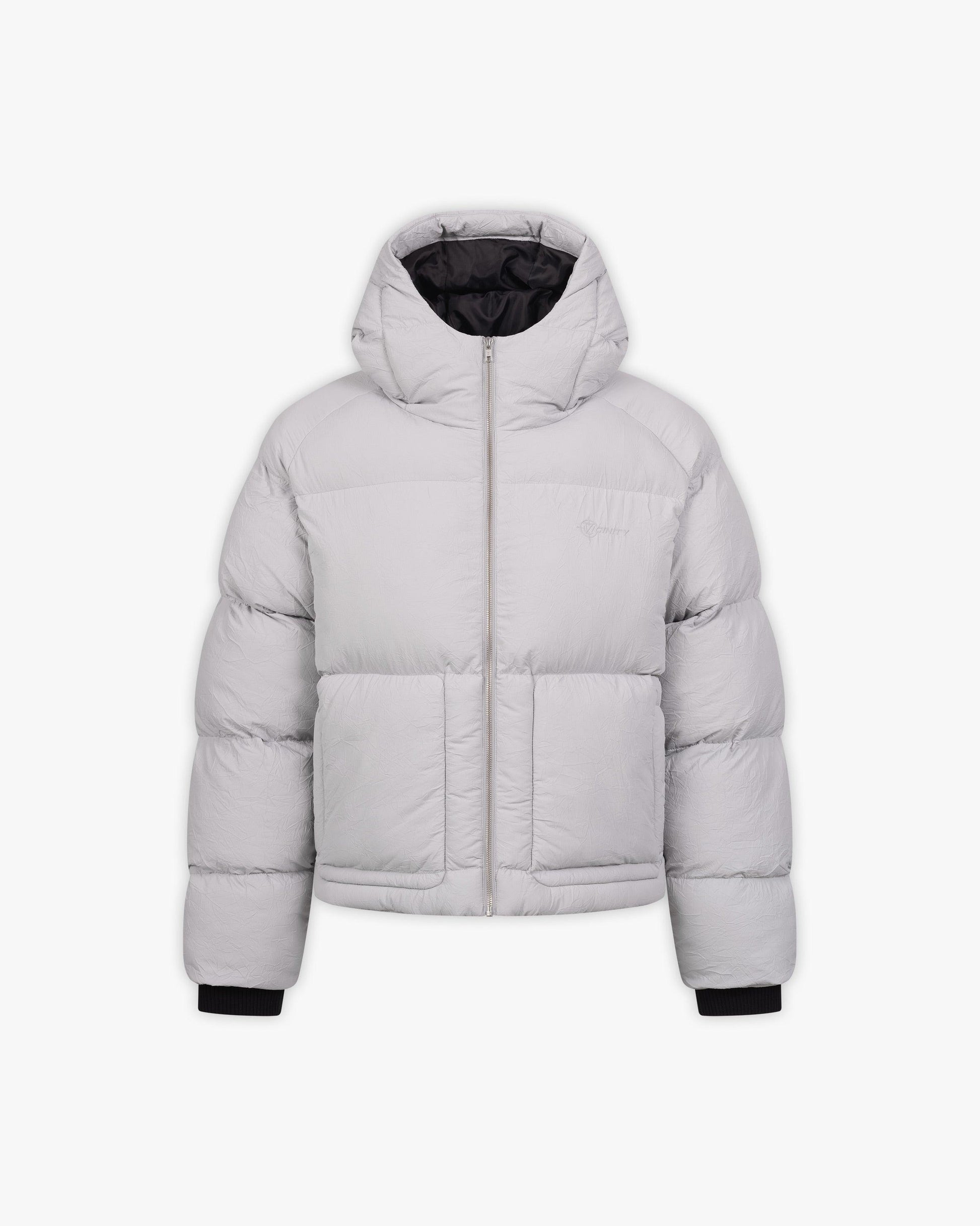 PUFFER JACKET LIGHT GREY - VICINITY