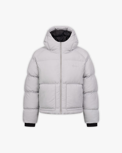 PUFFER JACKET LIGHT GREY - VICINITY