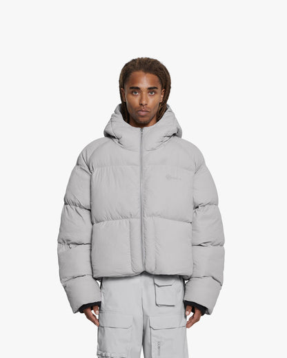 PUFFER JACKET LIGHT GREY - VICINITY