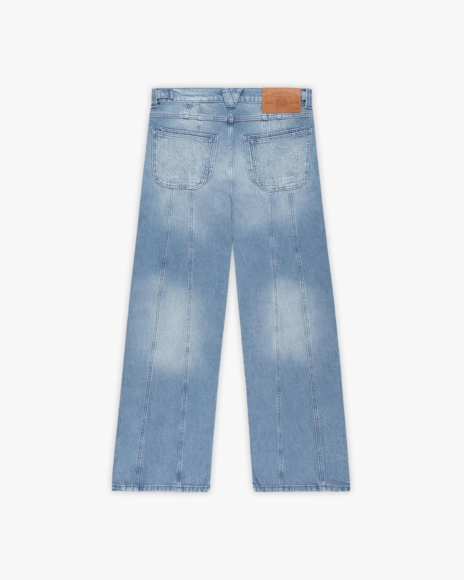 V-LOGO LIGHT BLUE DENIM - VICINITY