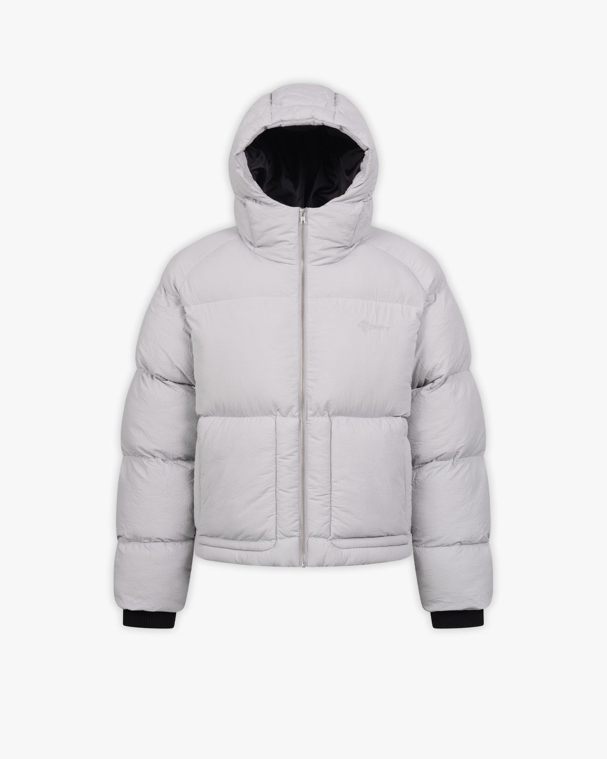 PUFFER JACKET LIGHT GREY - VICINITY