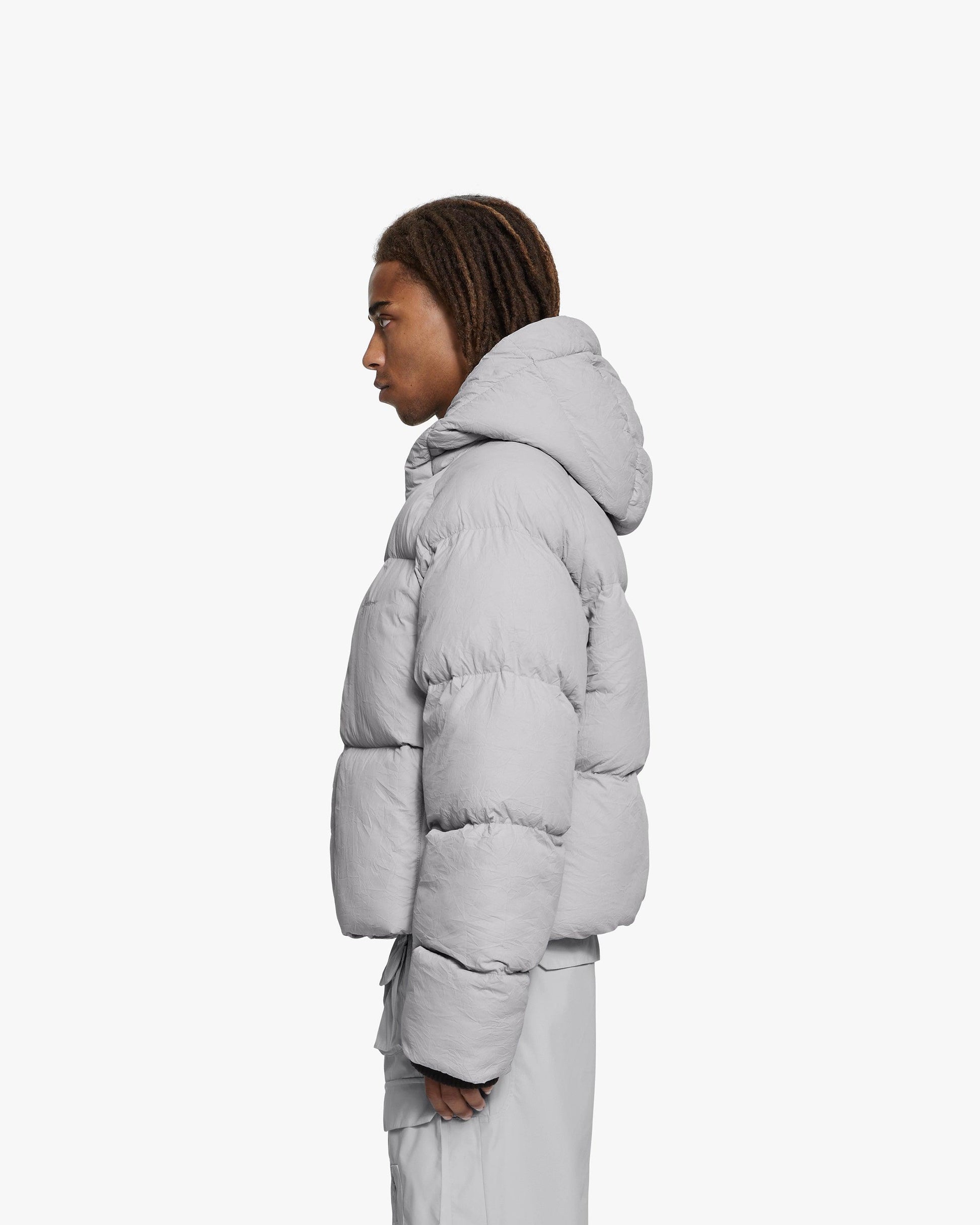 PUFFER JACKET LIGHT GREY - VICINITY