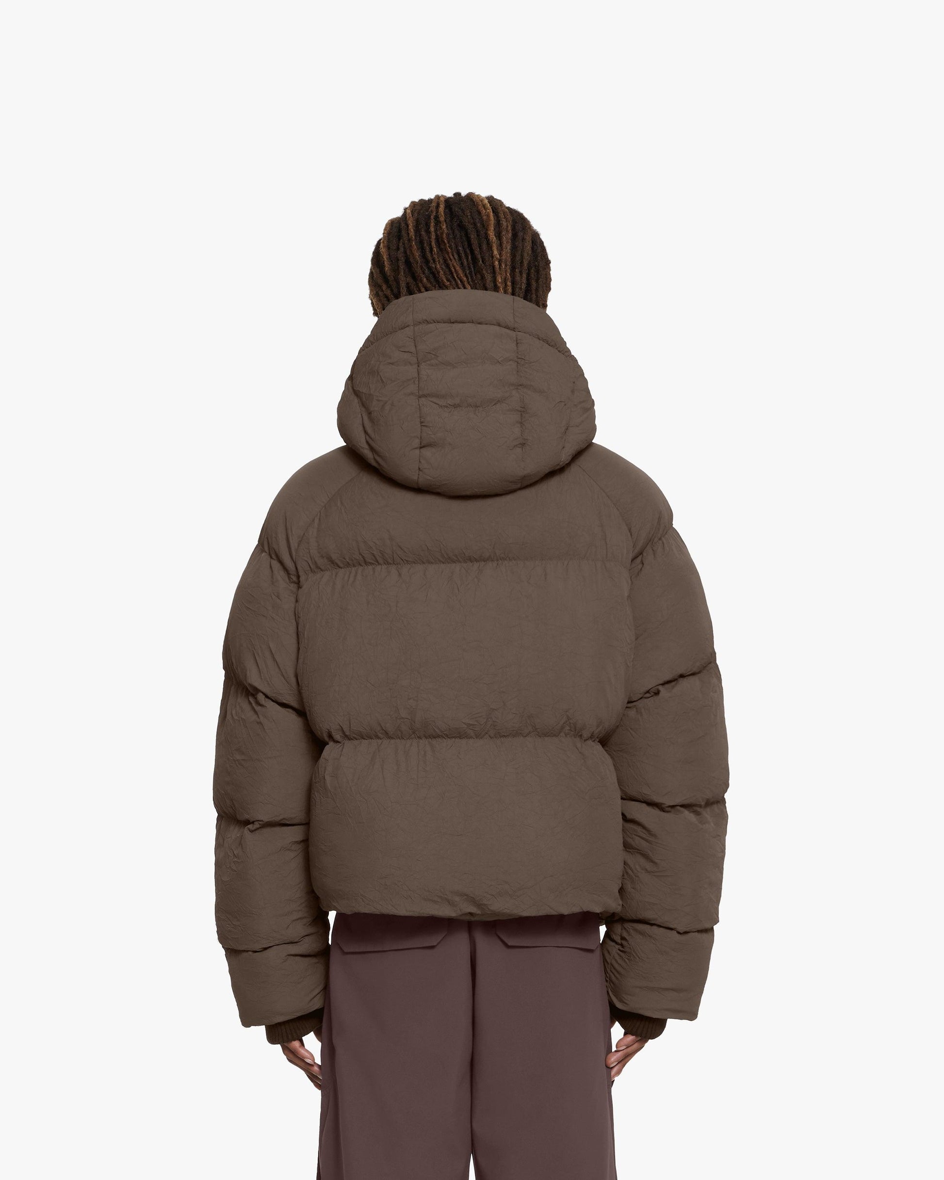 PUFFER JACKET BROWN - VICINITY