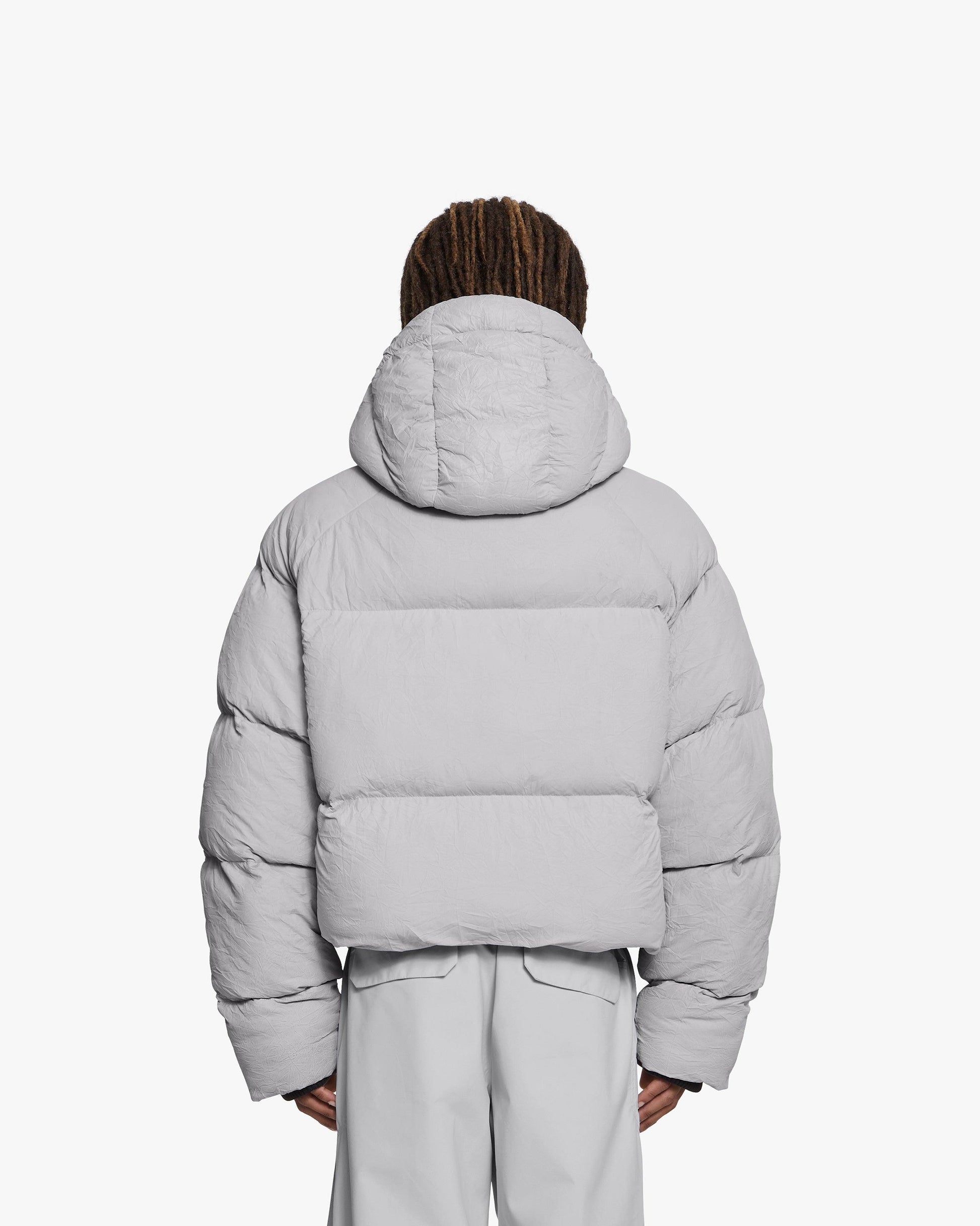 PUFFER JACKET LIGHT GREY - VICINITY