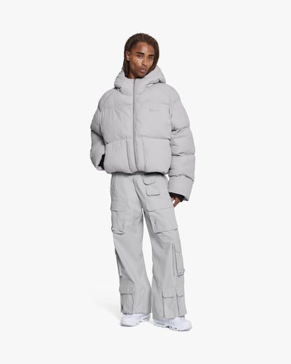 PUFFER JACKET LIGHT GREY - VICINITY