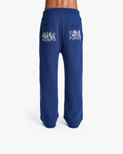 GRAFFITI JOGGER BLUE