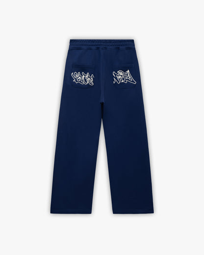 GRAFFITI JOGGER BLUE