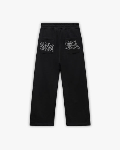 GRAFFITI JOGGER BLACK