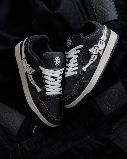 AKIMBO LOWS "SELVEDGE DENIM BLACK"
