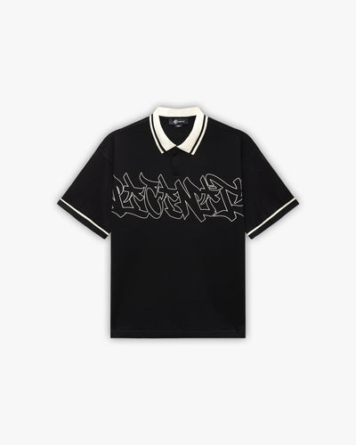 GRAFFITI POLO BLACK