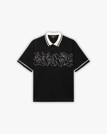 GRAFFITI POLO BLACK
