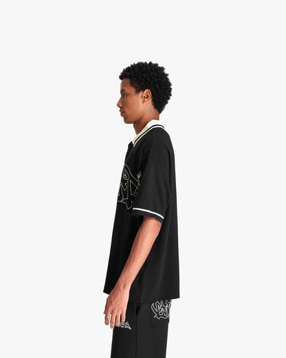 GRAFFITI POLO BLACK