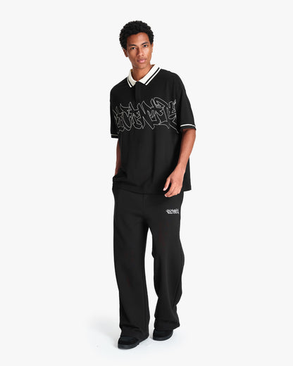GRAFFITI POLO BLACK