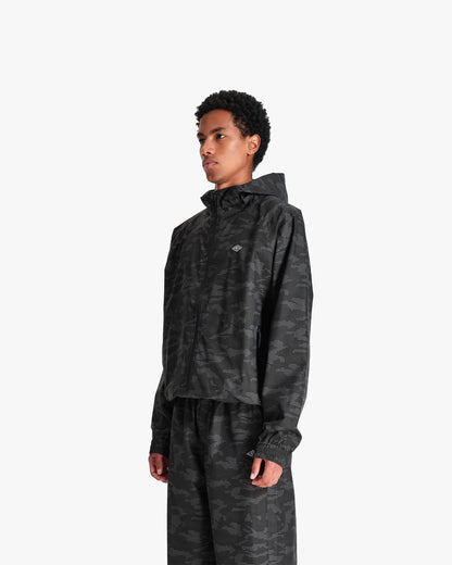 WINDBREAKER DOTTED CAMO BLACK