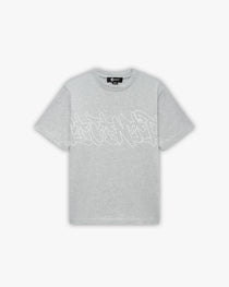 GRAFFITI TEE GREY MELANGE