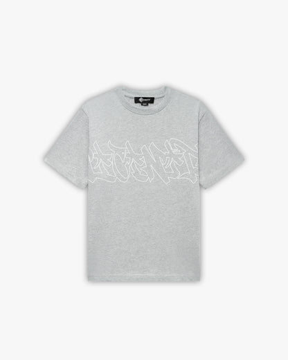 GRAFFITI TEE GREY MELANGE