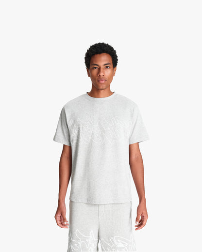 GRAFFITI TEE GREY MELANGE