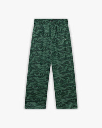 TRACK PANTS DOTTED CAMO GREEN