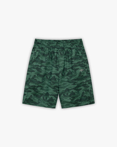 TRACK SHORTS DOTTED CAMO GREEN