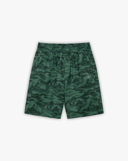 TRACK SHORTS DOTTED CAMO GREEN