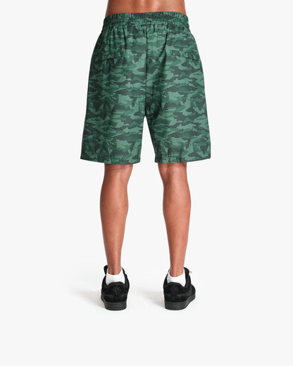 TRACK SHORTS DOTTED CAMO GREEN
