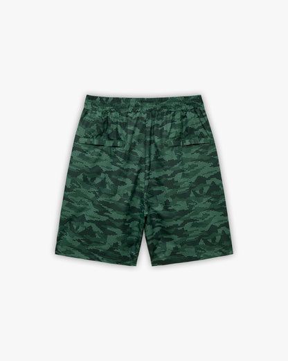 TRACK SHORTS DOTTED CAMO GREEN