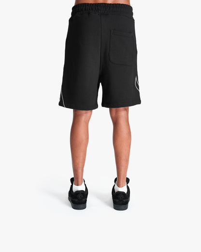 GRAFFITI SHORTS BLACK
