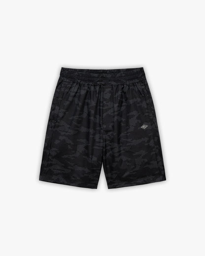 TRACK SHORTS DOTTED CAMO BLACK