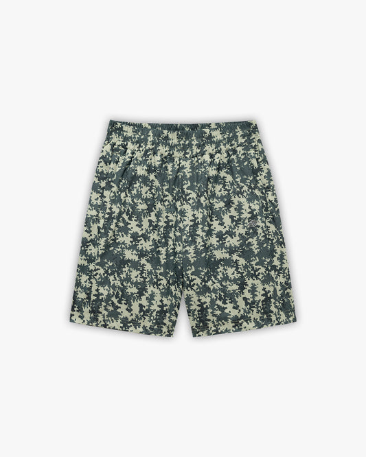 TRACK SHORTS PIXEL CAMO
