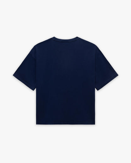 PASSPORT TEE WASHED BLUE