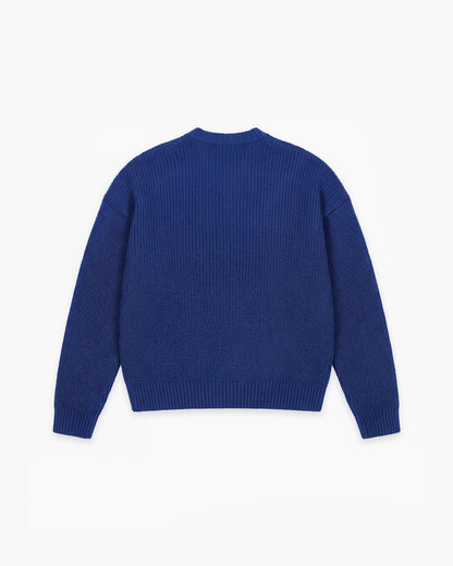 V-LOGO KNITWEAR ROYAL BLUE
