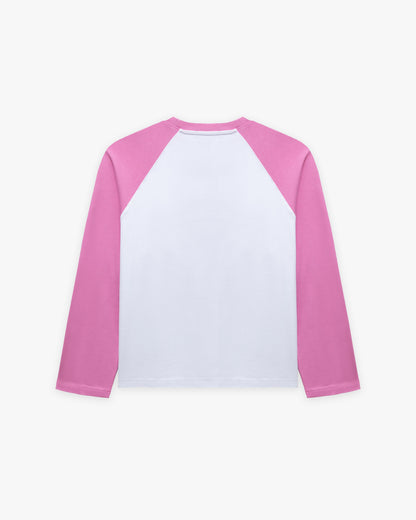 INTERNATIONAL LONGSLEEVE WHITE/PINK