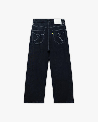 VOLUME DENIM RAW BLUE