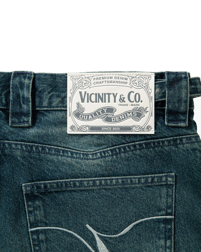 WILD SOUTH DENIM JORTS LAKE